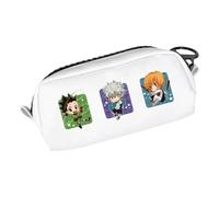 Hcenxan Chrollo Lucilfer Hisoka - Astuccio per penne con motivo animazione, periferi, stampato, per cancelleria, portafogli, White Type4, 21*10CM, White TYPE4