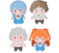 Hcenxan Ikari Shinji 4 cuscini in peluche anime, simpatico carattere, per la scuola, per il compleanno