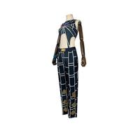 Hcenxan JJBA Johnny Cosplay Costume Anime Jodio Cosplay Abbigliamento Yamagishi Yukako Cosplay Susie Q Halloween Cujoh Jolyne Carnevale Party Uniform Set completo