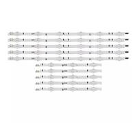 HCGX 10-Piece LED Backlight Strips for 40" TVs D4GE-400DCB-R2, UE40H5000, UE40H6400, UE40H5500, Replacement Screen Kit(1TV(10pcs))