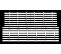 HCGX 14-Piece LED Backlight Strips for 55-inch TV, Replacement for 55LA620V 55LN540S,2.0 L/R Type, Part #NC550DUN-SAAP1 NC550DUN-SAAP2