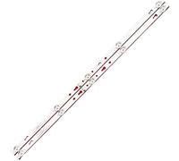 HCGX 2-Piece LED Backlight Strips for 32-inch TV, Replacement for 32D05-ZC22AG-16 L32M5-AZ 32S6400 32S6500S, 564mm, 5 LEDs, 6V(20PCS(10TV))