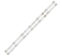 HCGX 2-Piece LED Backlight Strips for 32" TVs 32HR330M07A2 V2, 4C-LB3207-HQ1, 32S3750, 32S3800, Replacement Screen Bar Kit(10PCS(5TV))