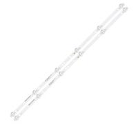 HCGX 2-Piece LED Backlight Strips for 32" TVs T320-T-3030-31A-06, Replacement TV Screen Bar Light Kit(10PCS(5TV))