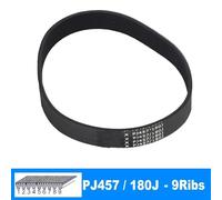 HCGX 2PCS Cintura PJ457 180J 3/4/5/6/7/8/9/10 Costola Adatta for Cintura Motore Modello di Telecomando Fai da Te(G 2PCS)