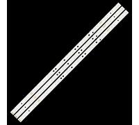 HCGX 3-Piece LED Backlight Strips for 32-inch TV, Replacement for LE32F3000W 32PAL535, Part #LED315D10-07(B) 30331510219, 10 LEDs(1 Set - 3 Pcs)