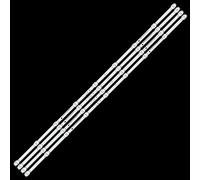 HCGX 4-Piece LED Backlight Strips for 50-inch TV, Replacement for L50M5-5ARU, L/R Type Set, Part #LB-GM3030-GJ0D22504X9ZB49-1-S