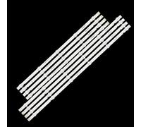 HCGX 8-Piece LED Backlight Strips for 55-inch TV, Replacement for PTV55U21 55UJ6200, Mixed Strip Kit, Part #RF-AZ550E30-0501A RF-AZ550E30-0601B(40 Pcs For 5 TV)