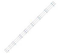 HCGX 828mm LED Backlight Strip for K43DLJ12US K43DLJ10US TVs | 3-Piece Set | 8 LEDs 3V | Replacement for JS-JP43A71081ER.909L