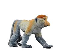 HCGX Cute Simulation Kalimantan Proboscis Monkey Plush Toy Doll
