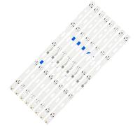 HCGX LED Backlight Strip for 40'' TV 40VLE5526BG 40VLE6420BH, 428mm 5 LEDs per, 3V Replacement Kit (8-Piece Set)