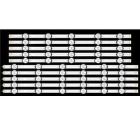 HCGX LED Backlight Strip for 55" TV, 10-Piece Kit Replacement for 55LB6000 55LB6500 55LF6000 55LF550V, 3.0 A/B Type Repair Parts