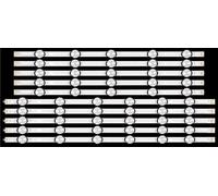HCGX LED Backlight Strip for 55" TV, 10-Piece Kit Replacement for 55LF5610 55LB561V 55LB5500-ZA 3.0 A/B Type Repair