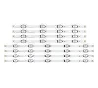 HCGX LED Backlight Strip Kit for 47" TVs, 980mm 9-LED Bars, 6V, Replacement for 3.0, 47GB6500, 47LB561V, 8-Piece Set