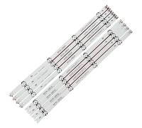 HCGX LED Backlight Strip Kit for 49" TVs, 977mm 8-LED Bars, 3V, Replacement for 6916L-2980A, 49UH6500, 49UH6507, 8-Piece Set