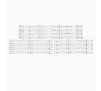 HCGX LED Backlight Strip Kit for 49" TVs, Dual-Length 4- and 5-LED Bars, 6V, Replacement for 49D2900, 49UC6316, 49HR330M04B0, 8-Piece Set