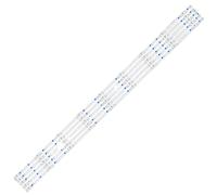 HCGX LED Backlight Strip Kit for 50" TVs, 970mm 9-LED Bars, 3V, Replacement for LBM500M0901-YK-4, 50PUS7304, 50PUS6704, 5-Piece Set