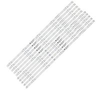 HCGX LED Backlight Strip Kit for 55" TVs, 1080mm 10-LED Bars, 3V, Replacement for L-Type R-Type, 55PUS7304, 10-Piece Set