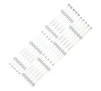 HCGX LED Backlight Strip Kit for 55" TVs, 1110mm 8-LED Bars, 3V, for 55UJ6300, 55LJ5550, EAV63632405, 55UJ63, 10-Piece Set