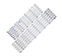 HCGX LED Backlight Strip Kit for 55" TVs, 1128mm 14-LED Bars, 3V, for V5DU-550DCA-R1, UE55JU6640, UE55MU6172, 12-Piece Set