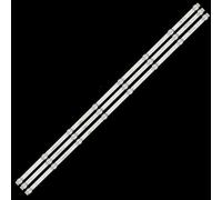 HCGX LED Backlight Strip Replacement for 40DF3500, IP-LE410920, CX390DLEDM TV. 3 Pcs Kit, 737mm 8-LED Strips. (JL.D39042330-006AS-M_V01)