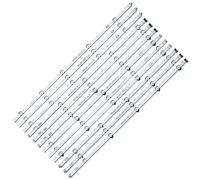 HCGX LED Backlight Strip Replacement Kit for 65" TV, 1330mm 10-LED Bar, 3V, Compatible with 65UJ6300, 65UJ630V, 65UJ5500, 12-Piece Set