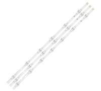 HCGX LED Backlight Strips for 32" TV 32LN540B 32LN530B, 3 Pcs Replacement Kit 6+7 LEDs 3V 590mm