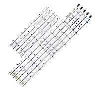 HCGX LED Backlight Strips for 40" TV UE40J5100 UE40H5000 D4GE-400, 10 Pcs Replacement Kit 9 LEDs 3V 836mm