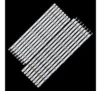 HCGX LED Backlight Strips for 50-inch TV, 16-Piece Kit Replacement for UE50JU6800 UN50JS7000 V5DR_500SCA_R1 V5DR_500SCB_R1 Repair