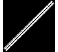 HCGX LED Backlight Strips for 55-inch TV, 4-Piece Kit Replacement for H55BE7200 H55B7100 BX55V1U513030T04128CL Repair Parts