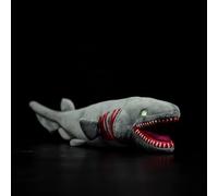 HCGX Peluche a forma di squalo morbido e coccoloso, animale realistico, regalo perfetto for gli amanti dell'oceano (Chlamydoselachus anguineus)