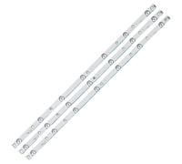 HCGX Replacement LED Backlight Strips for 32" TV: 32LJ500, 32LH500D, 32PFS6401, 32R330D (GJ-2K16, LB32080 V0_03) - 3 Strips/Set