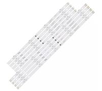 HCGX Replacement LED Backlight Strips for 49" TV, GAN01-1255A, GAN01-1256A, NC490DGG, 993mm, 9 LEDs, 8-Pack(1TV(8pcs))