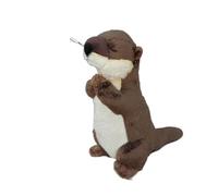 HCGX Simulazione Lontra Peluche Bambola in preghiera Si prega di abbracciare Animale Giocattolo Morbido e carino Compagno Regalo Decorazione della casa(White)