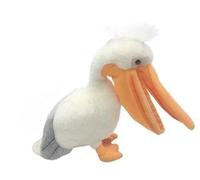 HCGX Simulazione Pellicano Peluche Uccello raro Animale Bambola Morbido e carino Regalo for la prima educazione Decorazione della casa