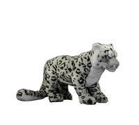 HCGX Simulazione Postura in piedi Big Snow Leopard Plush Toy Doll Soft Simulation Animal