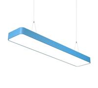 HCIPJQY Lampada A Sospensione Lineare Blu Per Illuminazione Commerciale Moderna Lampada A Sospensione Lineare A LED Paralume Rettangolare Color Macaron Lampada A Soffitto A Filo