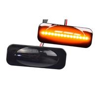 HCKCLMBMZW Indicatore Direzione Laterale Per Opel Per Omega B B1 B2 Per Stufenheck Per Caravan 1994-2003 Indicatore Direzione Laterale Dinamico Per Auto(Smoked Black)