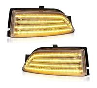 HCKCLMBMZW Indicatore Direzione Laterale Per Ranger 2019 2020 2021 2022 12V 2 Pezzi Indicatore Direzione Dinamico Sequenziale Per Specchietto Retrovisore Auto(Clear Lens)