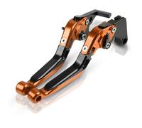 hcksw Accessori per moto, leve per freno e frizione CBR300R 2014-2020 CBR 300R, in alluminio CNC, regolabili, pieghevoli, colore nero e arancione