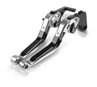 hcksw Accessori per moto, leve per freno e frizione CBR300R 2014-2020 CBR 300R, in alluminio CNC, regolabili, pieghevoli, colore nero e argento