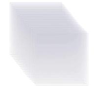 HCLZOE Fogli per Stencil nel Mylar Trasparente da 20 Pezzi Fogli di Materiale per Stencil Vuoti da 12 Pollici, per il Taglio Compatibile di e Silhouette