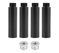 HCLZOE Tubo Prolunga per Microfono da 4 Pezzi, di Prolunga per Microfono da Femmina da 5/8 Pollici Un da 5/8 Pollici per Supporti da Scrivania e Supporto per Braccio