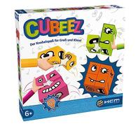 HCM Kinzel 55171 HCM Kinzel-55171-Cubeez-Brain Teaser Games, gioco di comunità, dadi di abilità, puzzle, gioco di pazienza, 2-4 giocatori, dai 6 anni, multicolore