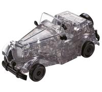 HCM KINZEL puzzle cristallo 3D auto d'epoca, grigio, 53 pezzi