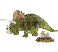 Puzzle 3D cristallo triceratopo con cucciolo