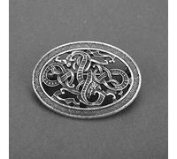 HCMA Spilla di Rune vichinghe Spilla di Anziano Distintivo di Mantello Spilla Magica di Wicca Spilla Antica Mitologia Asatru Gioielli Vintage