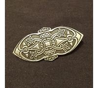 HCMA Spilla vichinga norrena Witchy Large Big Vintage Irish Knot Spille per Donna Uomo Wicca Witchcraft Witch Pin