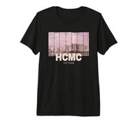 HCMC Saigon (Ho Chi Minh City) Skyline Vietnam Souvenir Maglietta Premium
