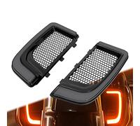 HCmotorku Moto LED Carenatura Inferiore Griglie Indicatore di Girata Luce di Corsa Fit per Harley Touring Street Gilde Road King Road Gilde Electra Glide Ultra Limited 2014-2023 Nero